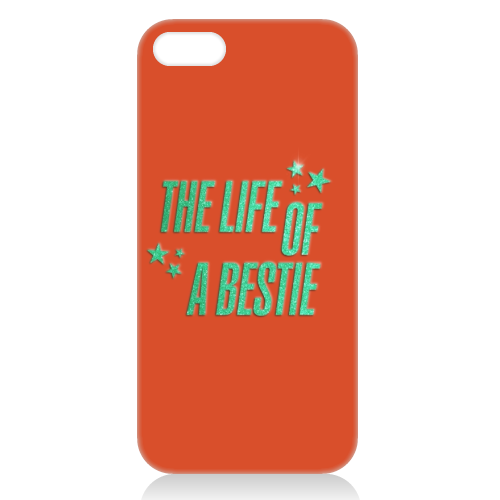 Showgirl orange the life of a bestie typography best friend - unique phone case by The Girl Next Draw