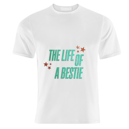 Showgirl orange the life of a bestie typography best friend - unique t shirt by The Girl Next Draw