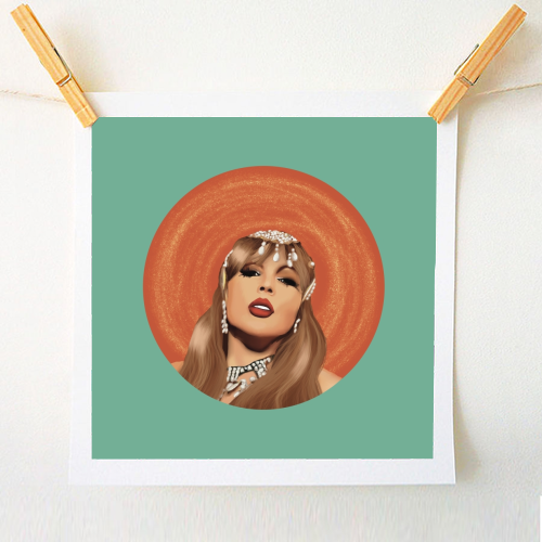 Showgirl Taylor - A1 - A4 art print by Giddy Kipper