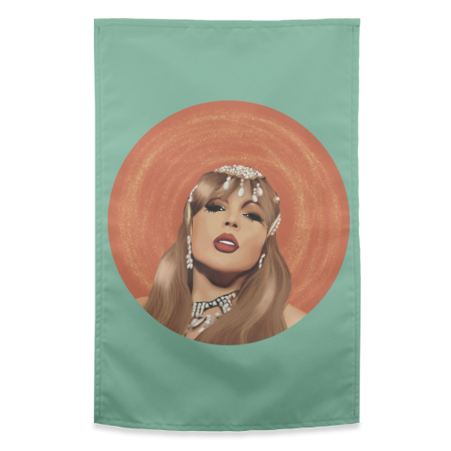 Showgirl Taylor - funny tea towel by Giddy Kipper