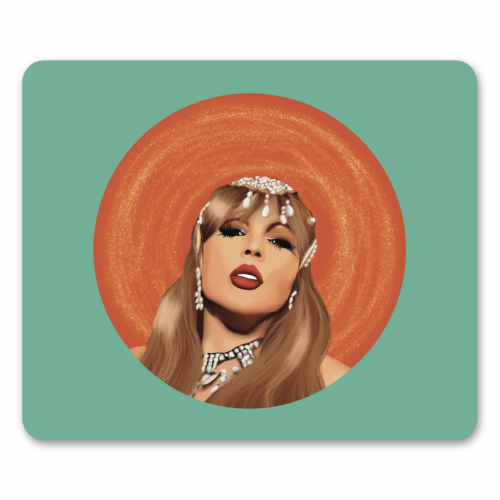 Showgirl Taylor - mouse mat by Giddy Kipper