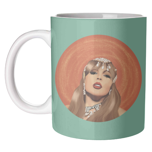 Showgirl Taylor - unique mug by Giddy Kipper