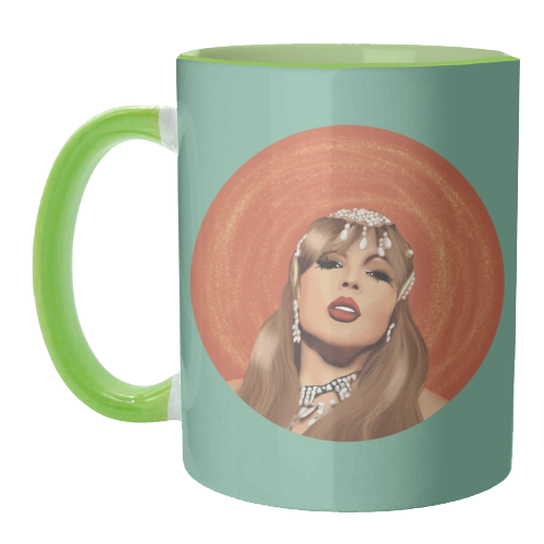 Showgirl Taylor - unique mug by Giddy Kipper