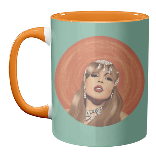 Showgirl Taylor - unique mug by Giddy Kipper
