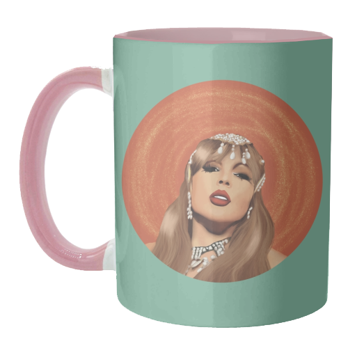 Showgirl Taylor - unique mug by Giddy Kipper