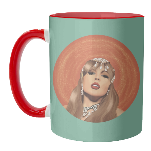 Showgirl Taylor - unique mug by Giddy Kipper