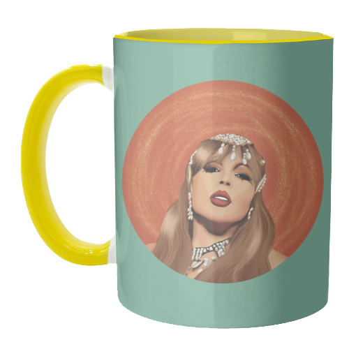 Showgirl Taylor - unique mug by Giddy Kipper