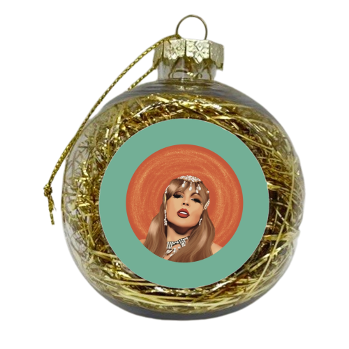 Showgirl Taylor - xmas bauble by Giddy Kipper