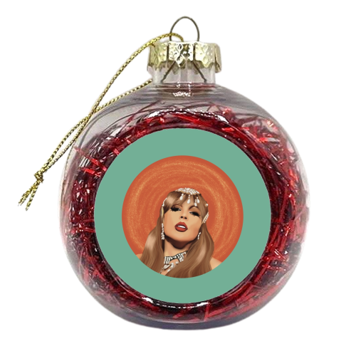 Showgirl Taylor - xmas bauble by Giddy Kipper
