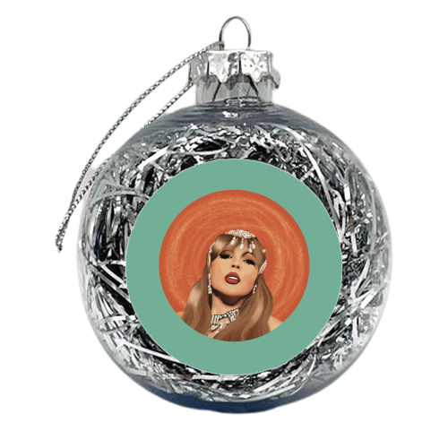 Showgirl Taylor - xmas bauble by Giddy Kipper