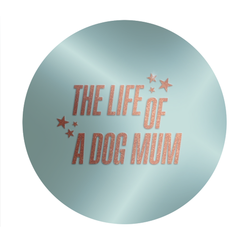 Showgirl teal the life of a dog mum pet child typography - Circle Sticker by The Girl Next Draw
