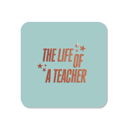 Showgirl teal the life of a teacher typography school student - Magnet by The Girl Next Draw