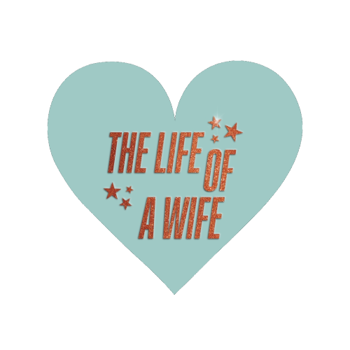 Showgirl teal the life of a wife wifey partner typography - Magnet by The Girl Next Draw