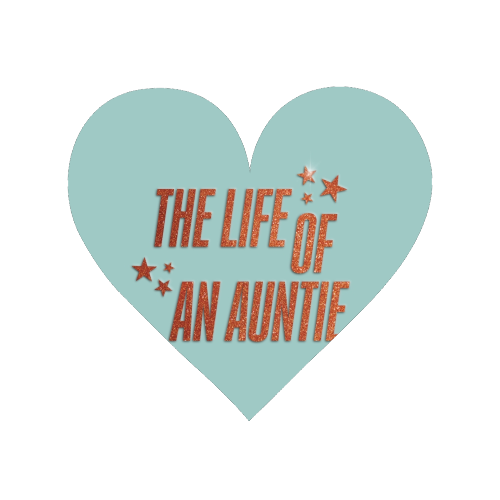 Showgirl teal the life of an auntie typography family - Magnet by The Girl Next Draw