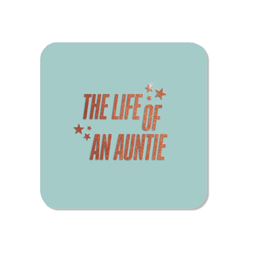Showgirl teal the life of an auntie typography family - Magnet by The Girl Next Draw