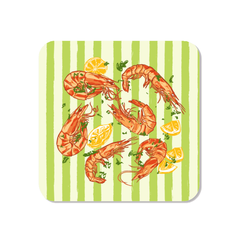 Shrimp with Lemons and Herbs - Magnet by EZbie