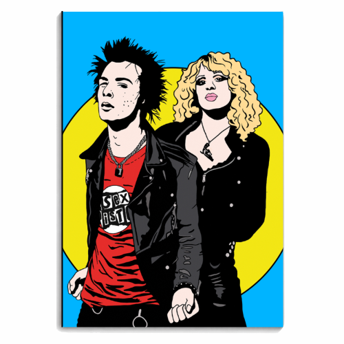 Sid & Nancy - personalised A4, A5, A6 notebook by Bite Your Granny