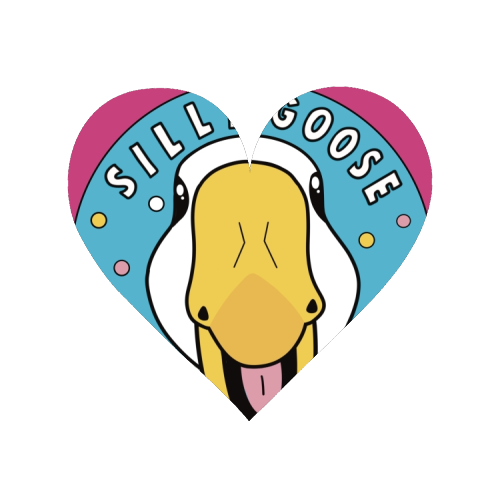 Silly Goose Illustration - Magnet by Drawings by Firefly