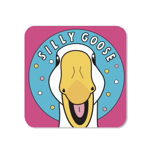 Silly Goose Illustration - Magnet by Drawings by Firefly