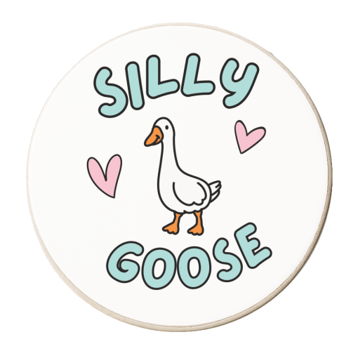 Silly Goose - personalised beer coaster by Lilly Rose