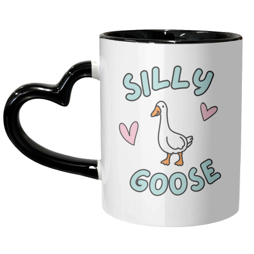 Silly Goose - unique mug by Lilly Rose