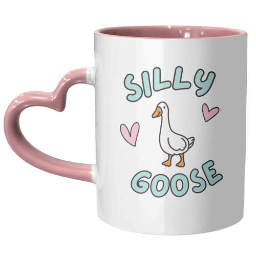 Silly Goose - unique mug by Lilly Rose