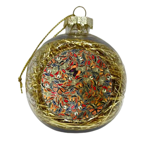 Silver Jungle - xmas bauble by J roldan