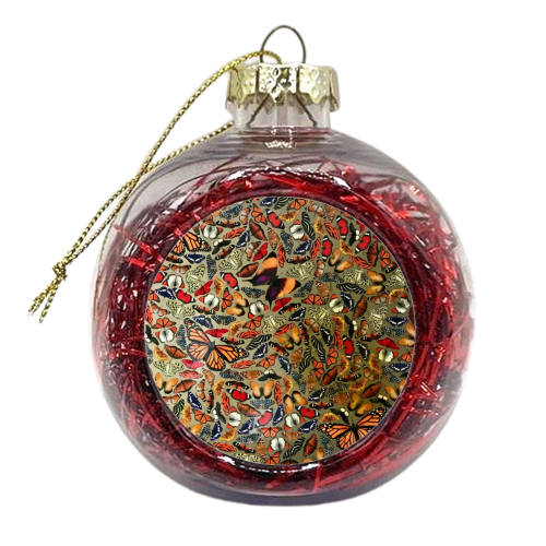 Silver Jungle - xmas bauble by J roldan