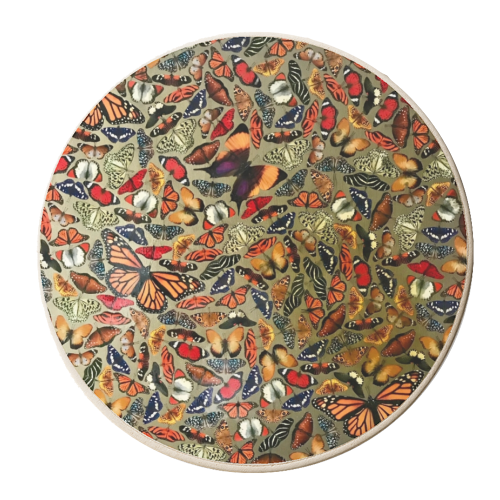 Silver Jungle - personalised beer coaster by J roldan