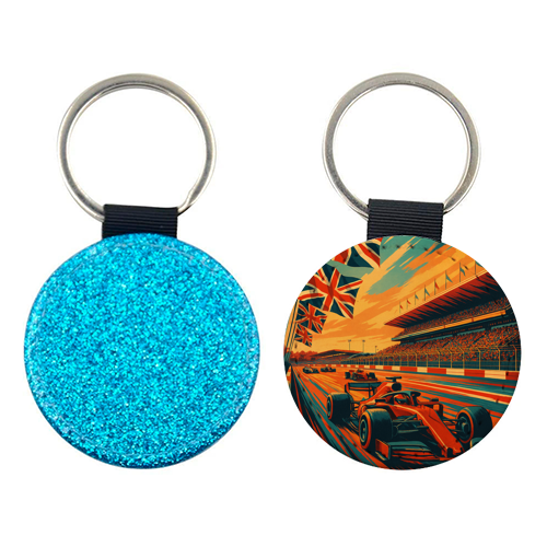Silverstone Track - keyring by Lilly Rose