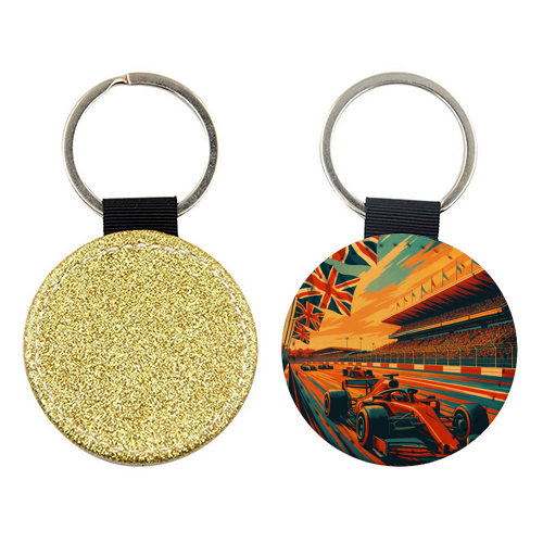 Silverstone Track - keyring by Lilly Rose