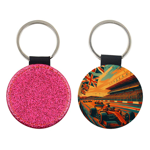 Silverstone Track - keyring by Lilly Rose