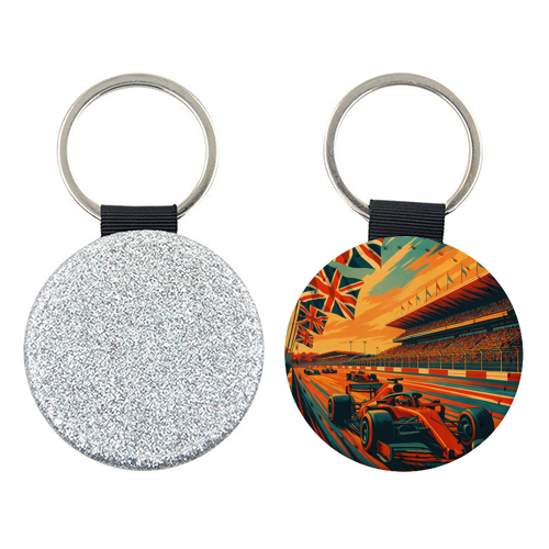 Silverstone Track - keyring by Lilly Rose