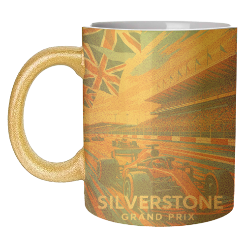 Silverstone Track - unique mug by Lilly Rose