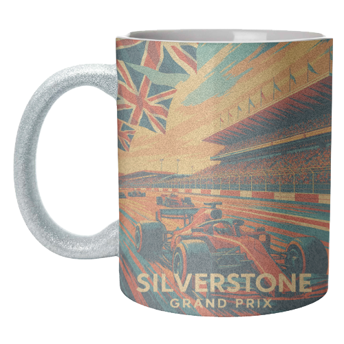 Silverstone Track - unique mug by Lilly Rose