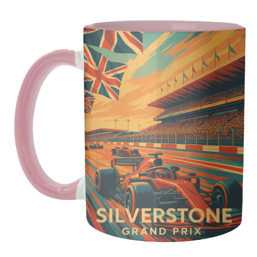 Silverstone Track - unique mug by Lilly Rose