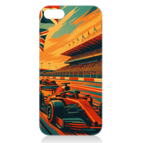 Silverstone Track - unique phone case by Lilly Rose