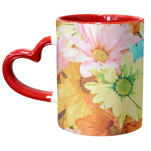 Simone - unique mug by Uma Prabhakar Gokhale