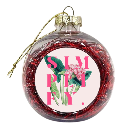 Simplify - xmas bauble by Uma Prabhakar Gokhale