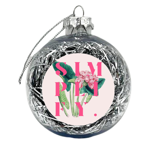 Simplify - xmas bauble by Uma Prabhakar Gokhale