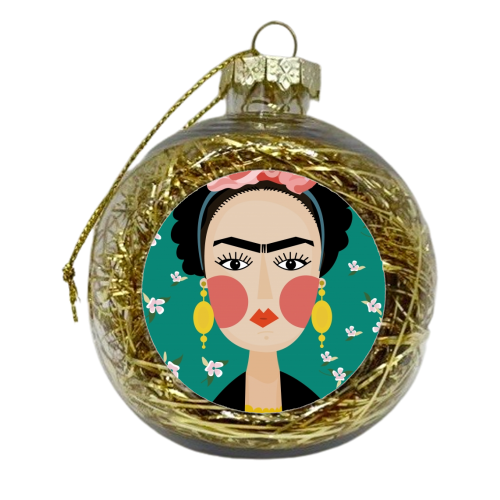 SIMPLY FRIDA - xmas bauble by Nichola Cowdery