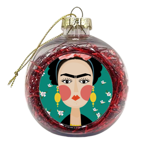 SIMPLY FRIDA - xmas bauble by Nichola Cowdery