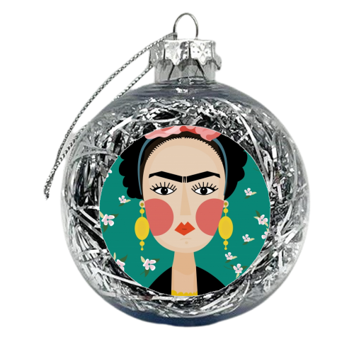 SIMPLY FRIDA - xmas bauble by Nichola Cowdery