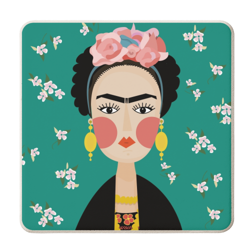 SIMPLY FRIDA - personalised beer coaster by Nichola Cowdery