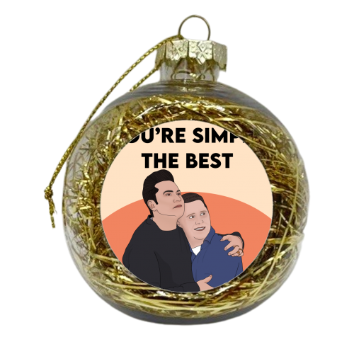 Simply the Best - xmas bauble by Pink and Pip