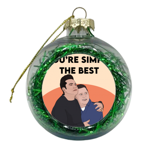 Simply the Best - xmas bauble by Pink and Pip