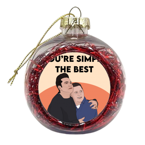 Simply the Best - xmas bauble by Pink and Pip