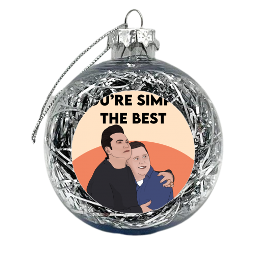 Simply the Best - xmas bauble by Pink and Pip