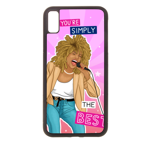 Simply the best - Tina Turner - stylish phone case by Loren Grosvenor