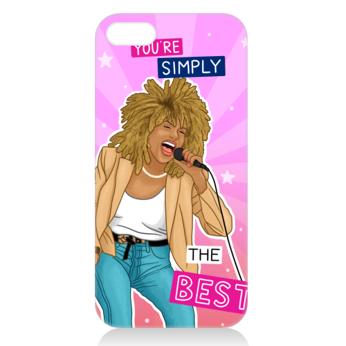 Simply the best - Tina Turner - unique phone case by Loren Grosvenor
